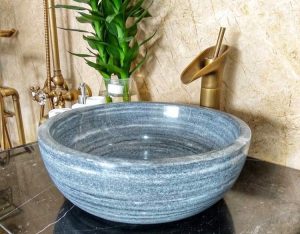 Lavabo đá sọc dưa